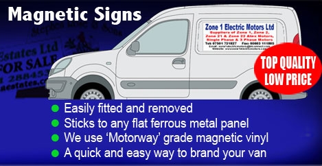 magnetic banners for vans